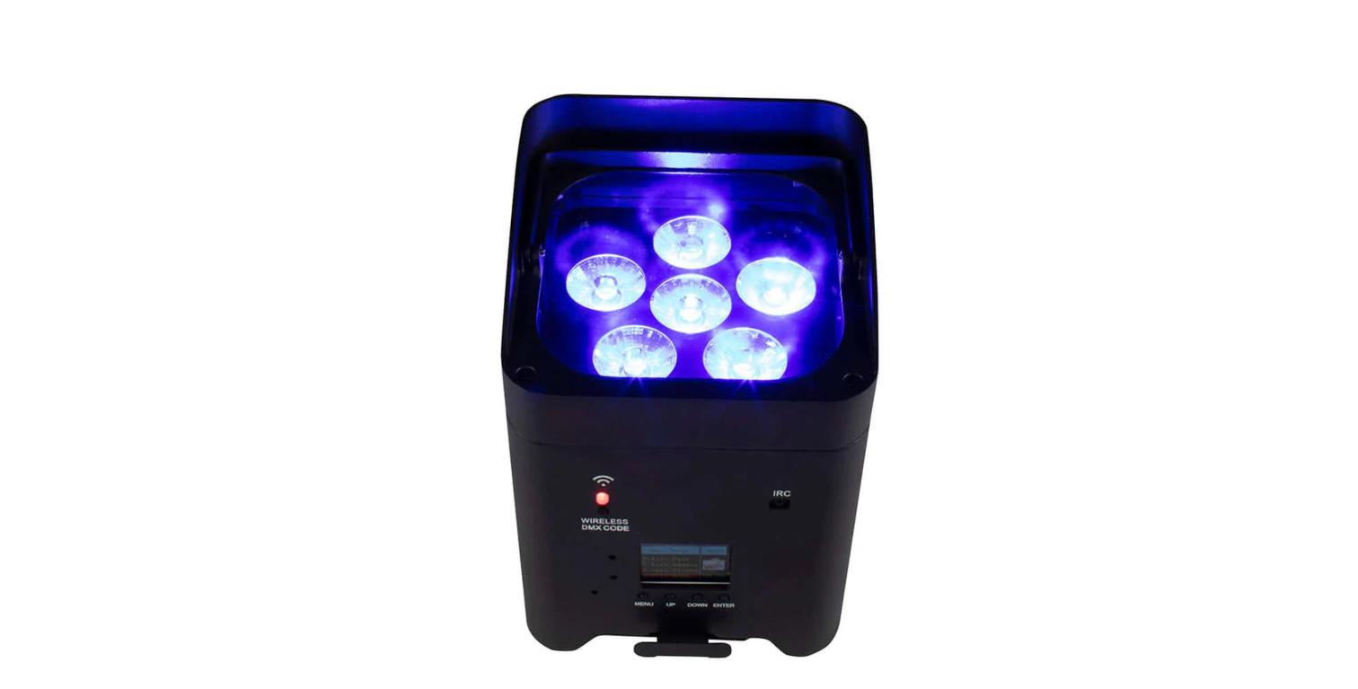 12 × SHEHDS Par LED 6×18W — location Bordeaux